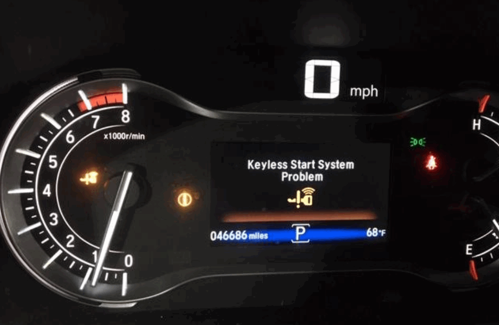 Honda Pilot Keyless Start System Problem