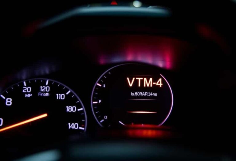 Honda Pilot VTM-4 Light On