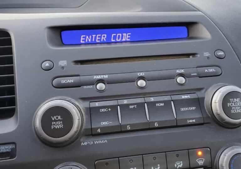 Honda Radio Code Reset