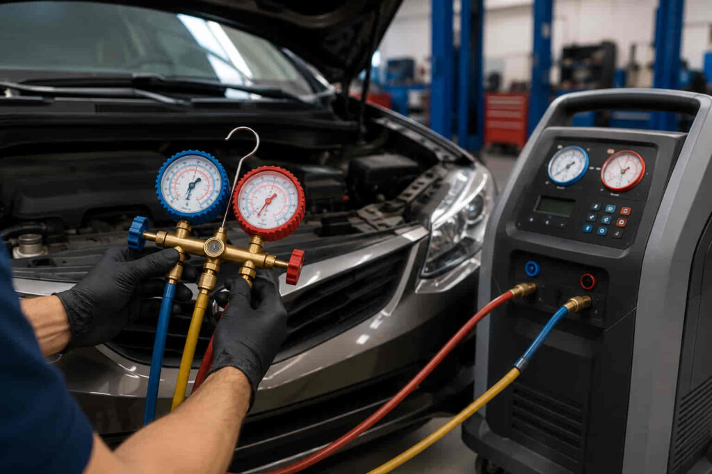 How Much Is It to Recharge AC in Car