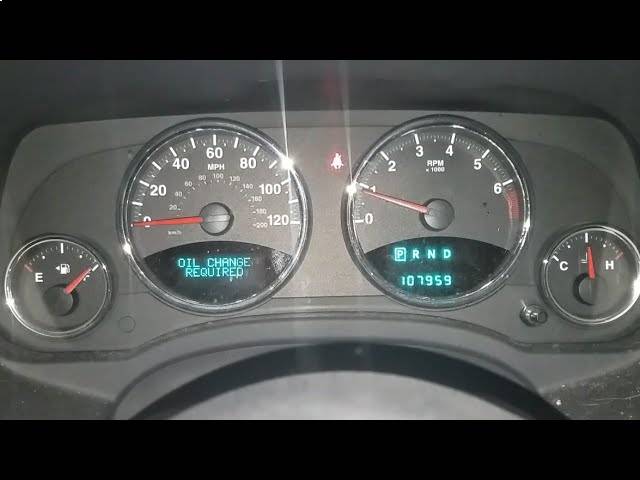 How to Reset Oil Change on Jeep Compass