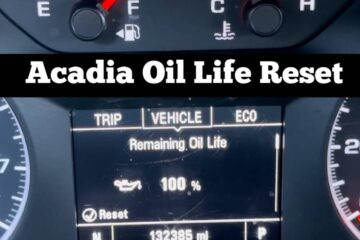 How to Reset Oil Life on GMC Acadia (All Model Years)