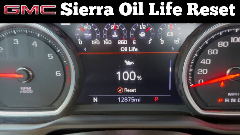How to Reset Oil Life on GMC Sierra