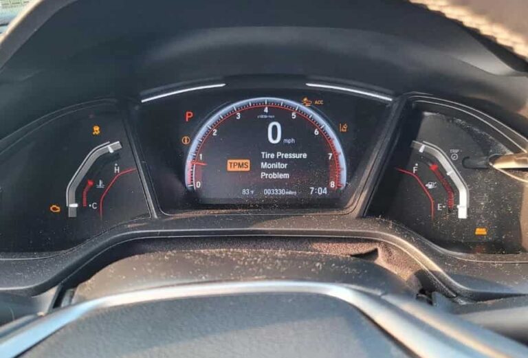 How to Reset Tire Pressure Light Honda Civic