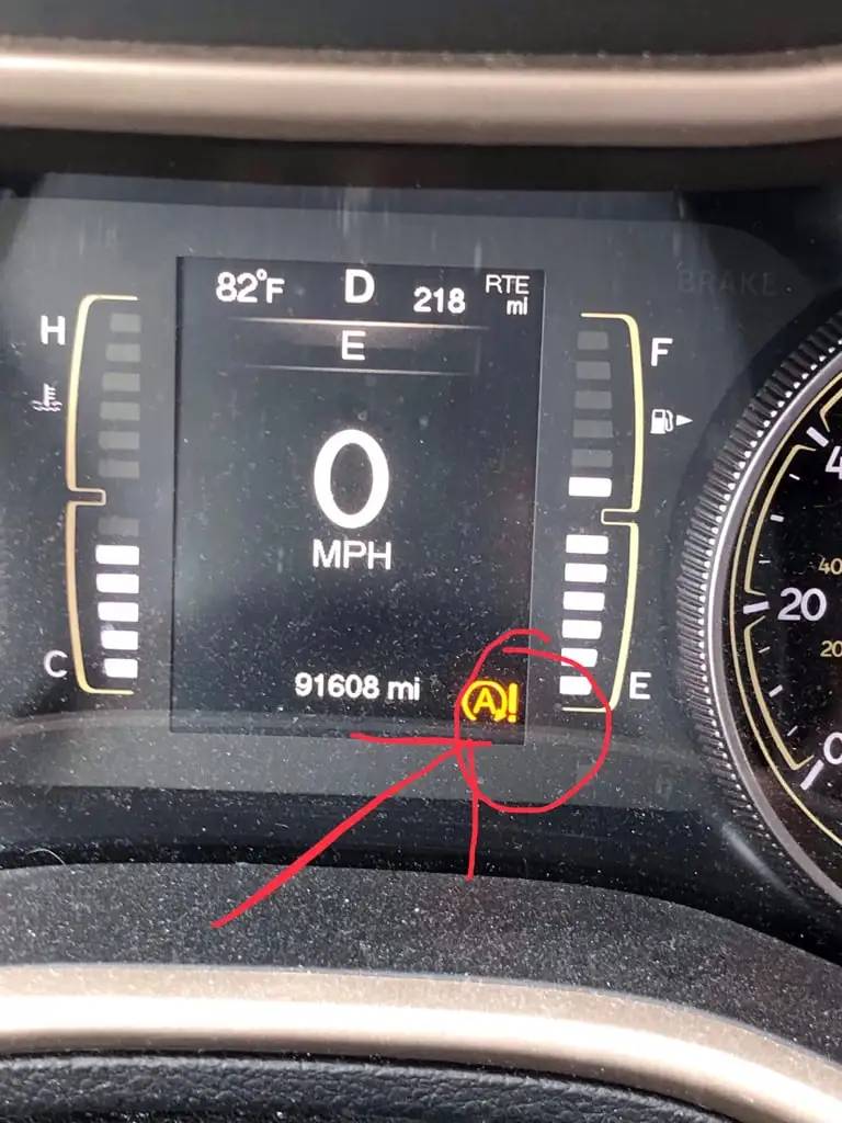 Jeep Auto Start Stop Light