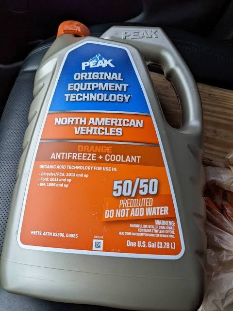 Jeep Coolant Type