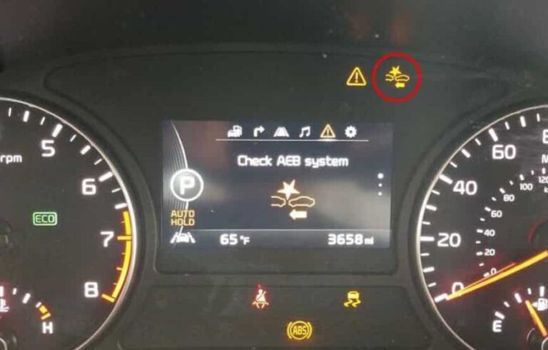 Kia Check AEB System