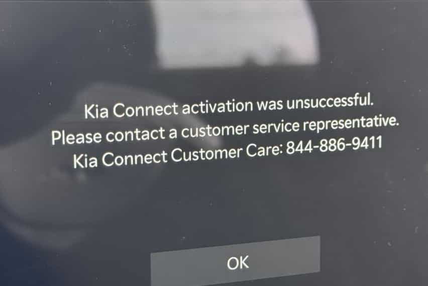 Kia Connect Not Working