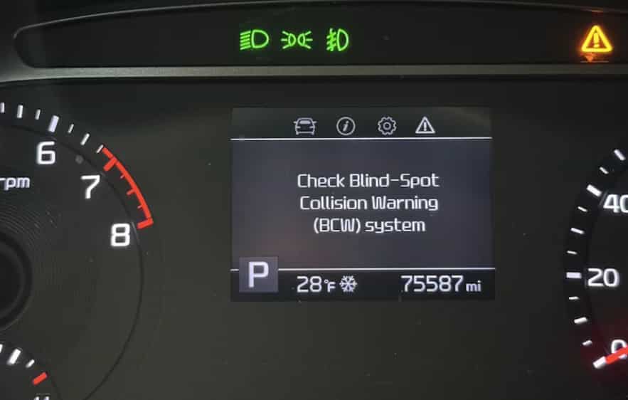 Kia’s Blind Spot Collision Warning