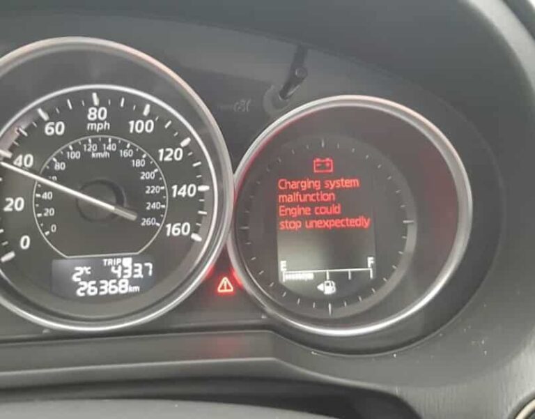 Mazda Charging System Malfunction