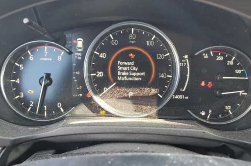 Mazda Forward Smart City Brake Support Malfunction