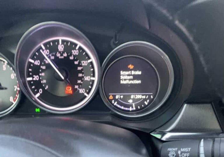 Mazda Smart Brake System Malfunction