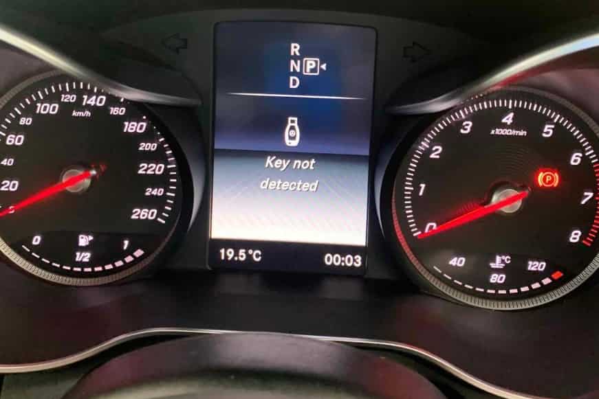 Mercedes Key Not Detected