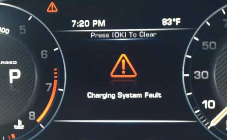 Range Rover Charging System Fault