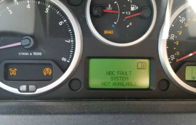 Range Rover HDC System Fault