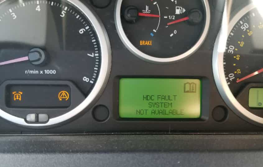 Range Rover HDC System Fault
