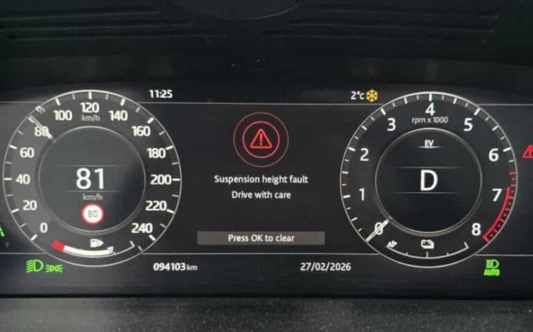 Range Rover Suspension Fault