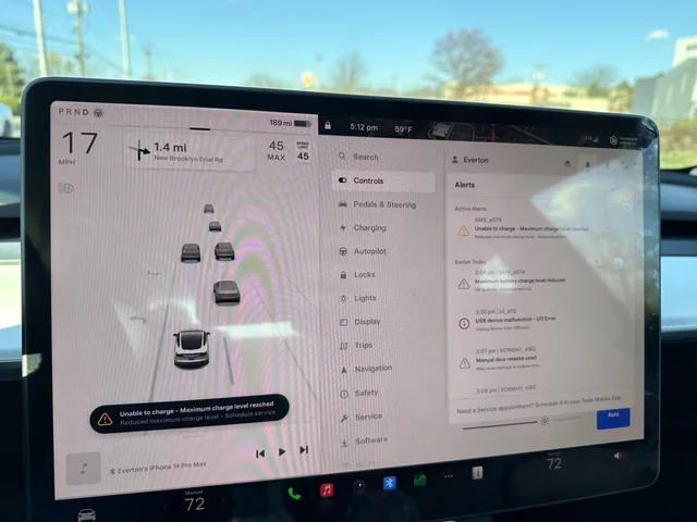 Tesla Not Holding Charge