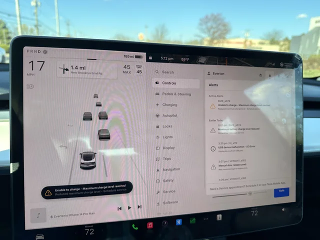 Tesla Not Holding Charge