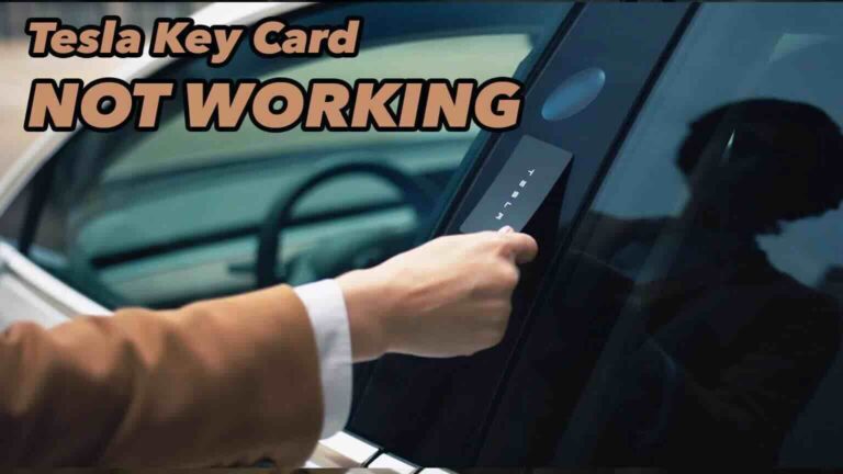 Tesla Not Locking with Key Card