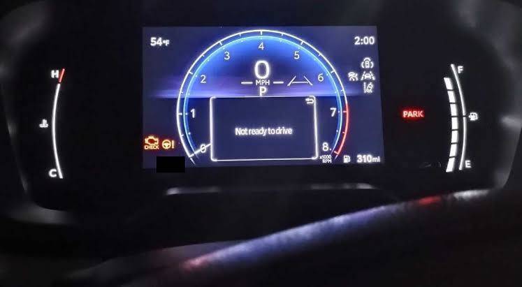 Toyota Corolla Not Ready to Drive