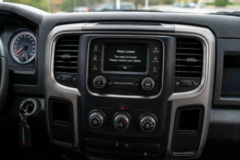 Used Dodge Radio Locked