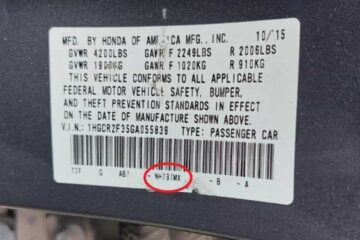 Honda Paint Codes Location: Find Your Paint Code Fast