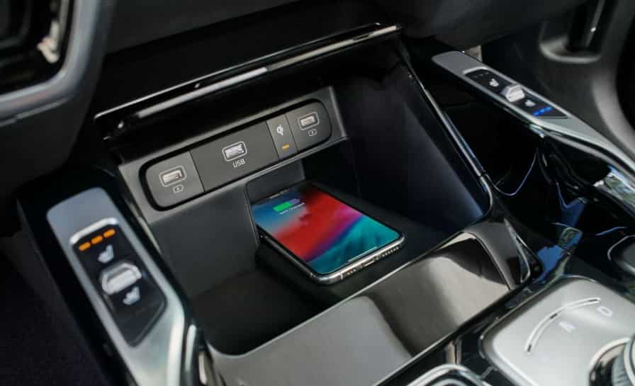 kia wireless charging not working