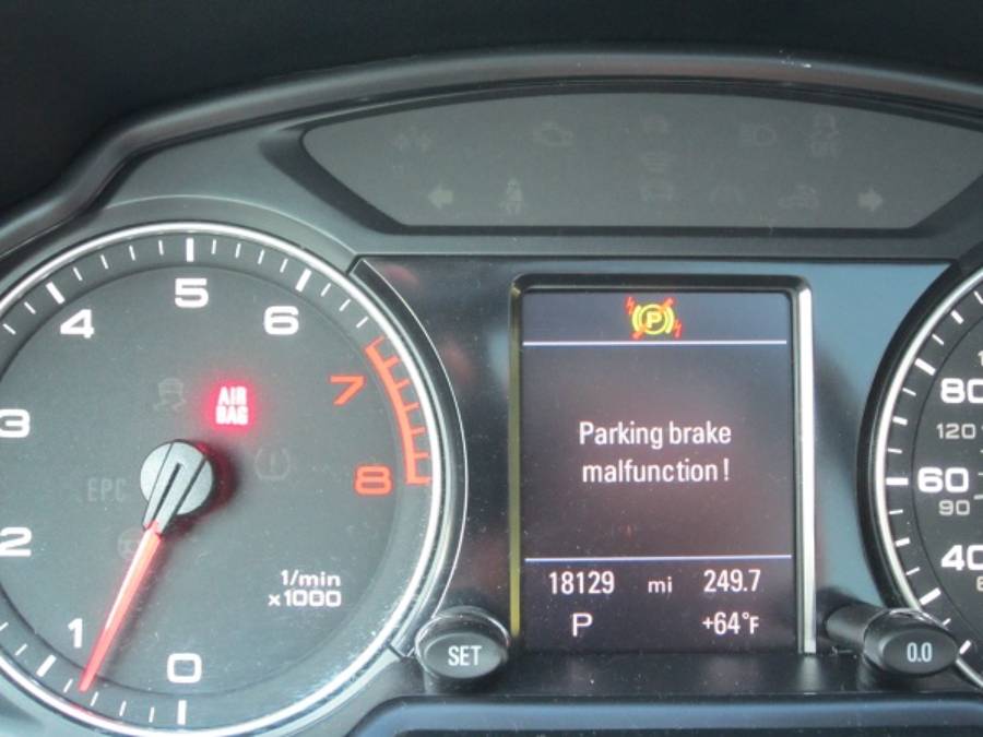 Audi Parking Brake Malfunction