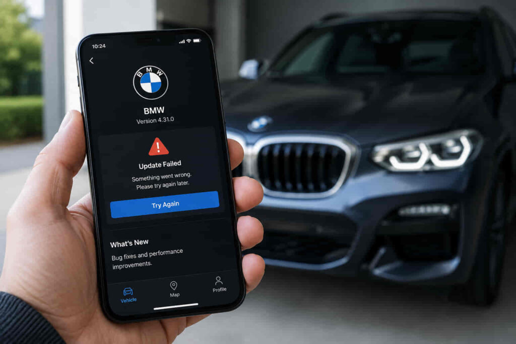 BMW App Not Updating