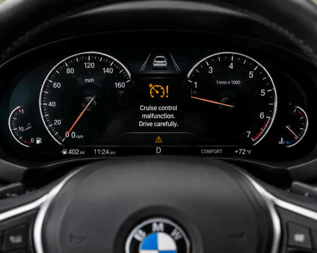 BMW Cruise Control Malfunction