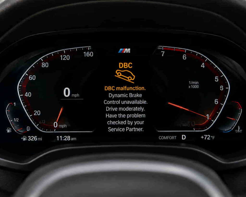 BMW DBC Malfunction