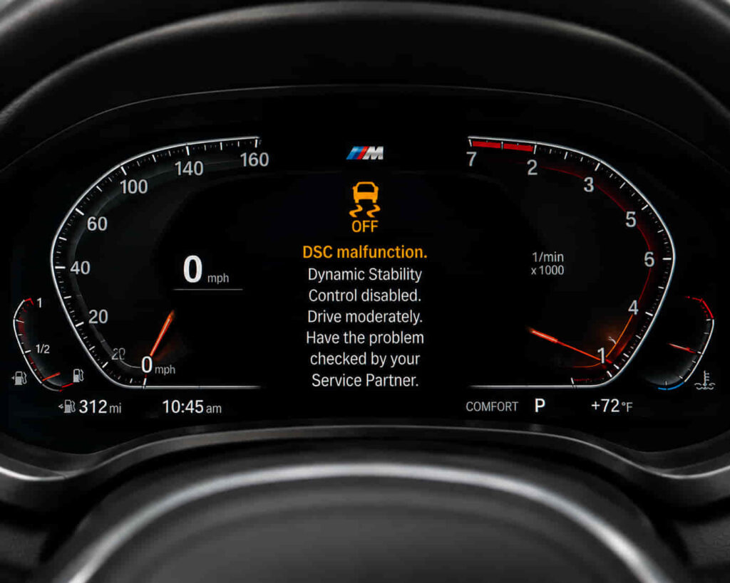 BMW DSC Malfunction