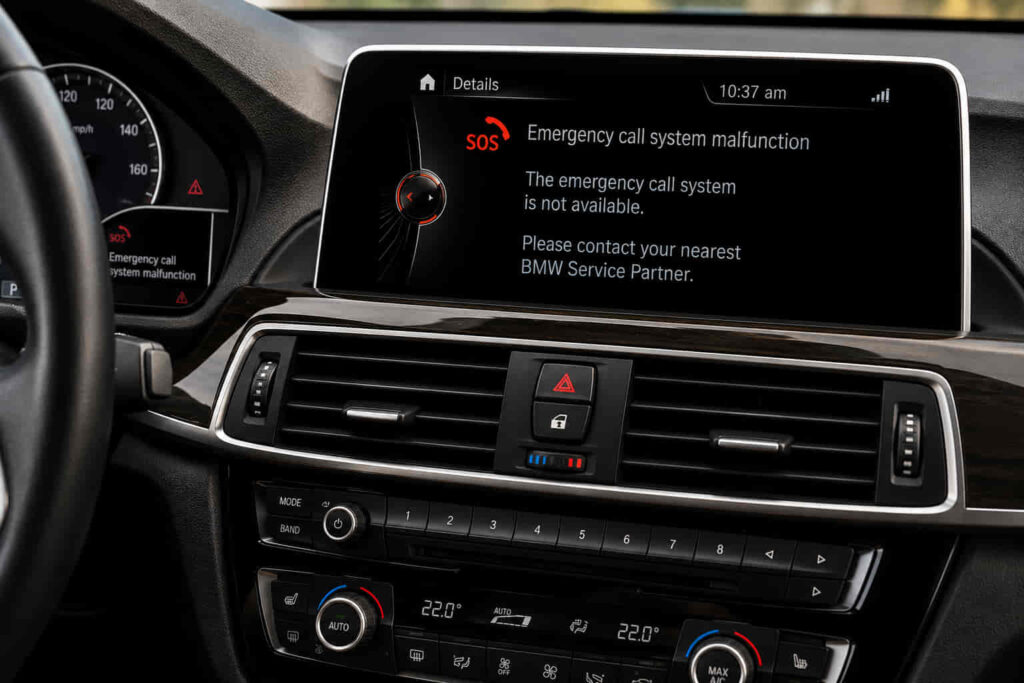 BMW Emergency Call System Malfunction