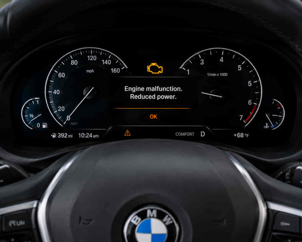 BMW Engine Malfunction Reduced Power