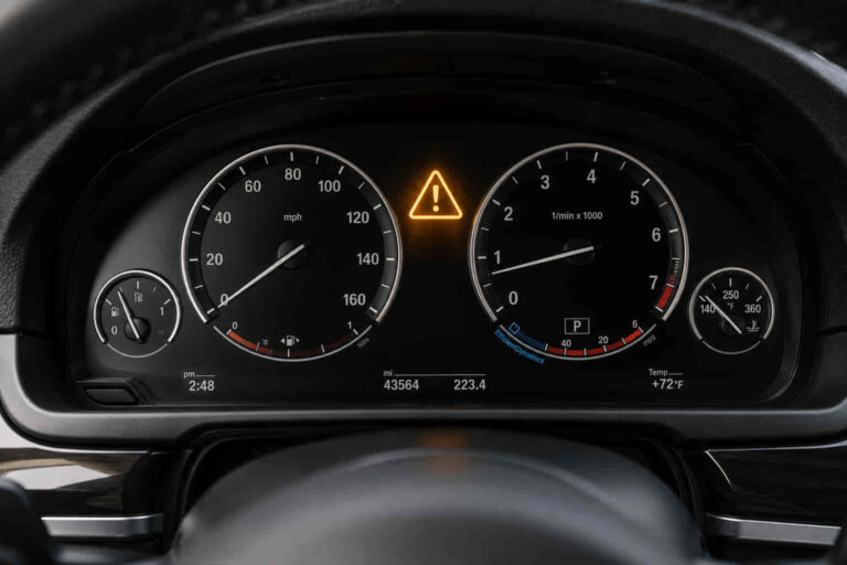 BMW Exclamation Mark in Triangle