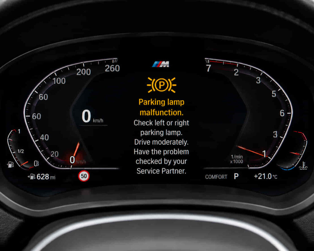BMW Parking Lamp Malfunction