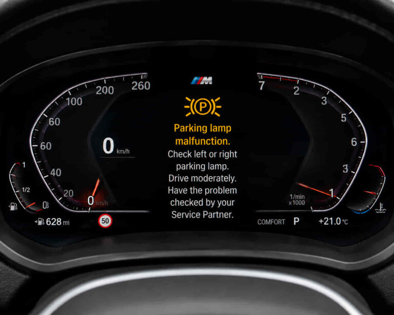 BMW Parking Lamp Malfunction