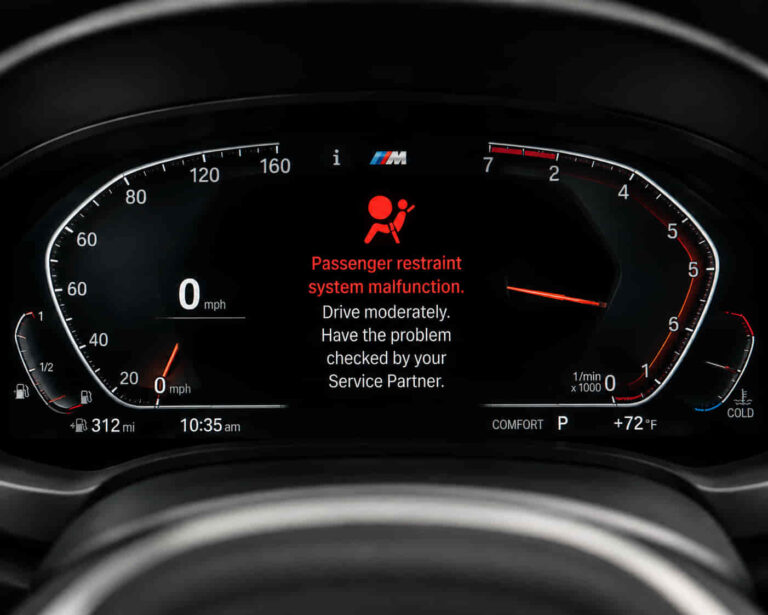 BMW Passenger Restraint System Malfunction