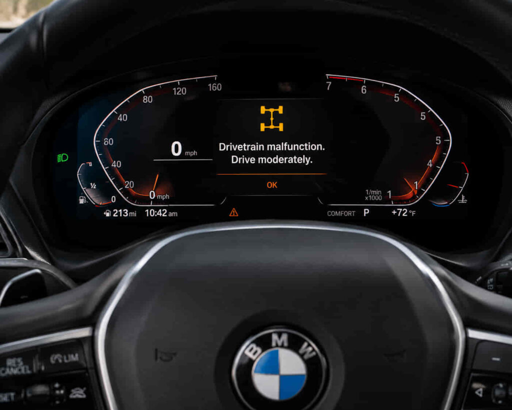 BMW X3 Drivetrain Malfunction