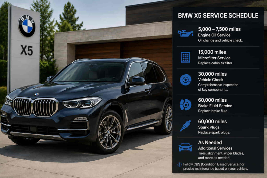 BMW X5 Service Schedule