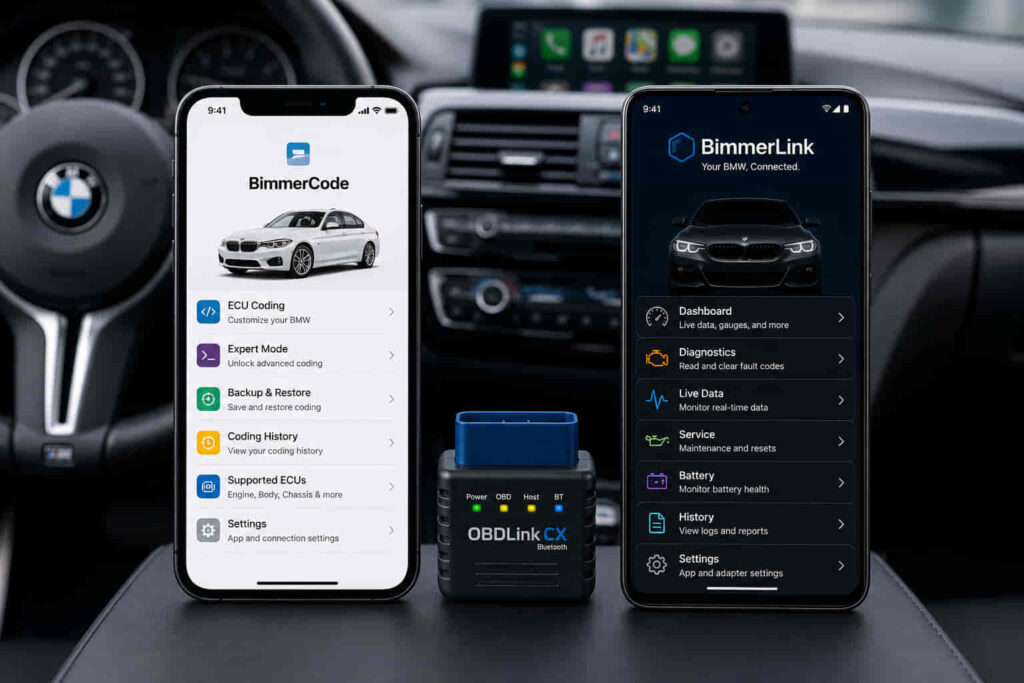 BimmerCode vs BimmerLink