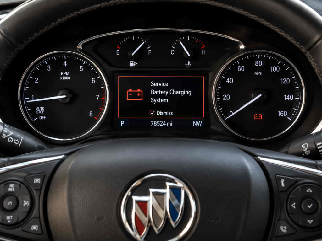 Buick Enclave Service Battery Charging System