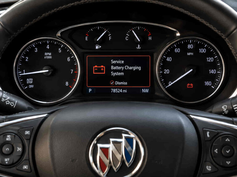 Buick Enclave Service Battery Charging System