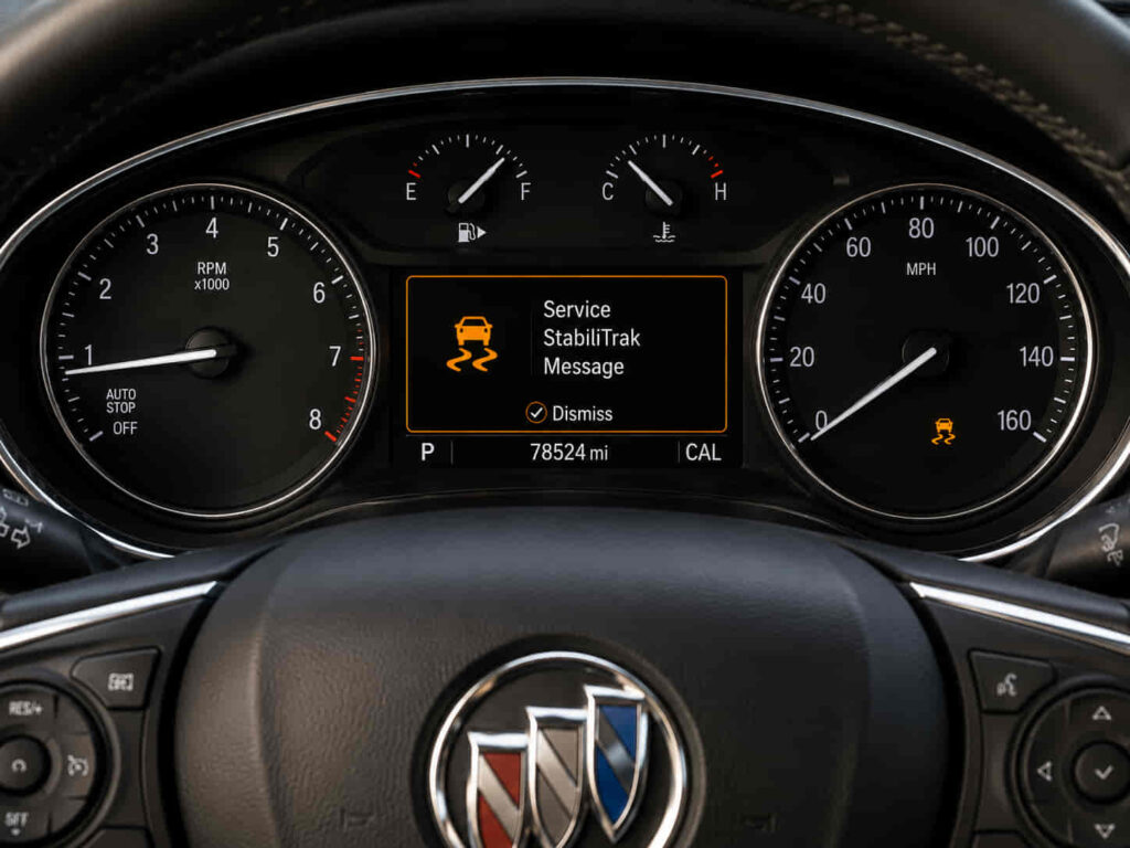 Buick Enclave Service StabiliTrak Message