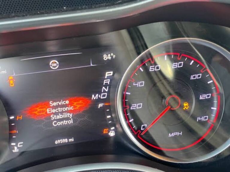 Dodge Charger Service Electronic Stability Control