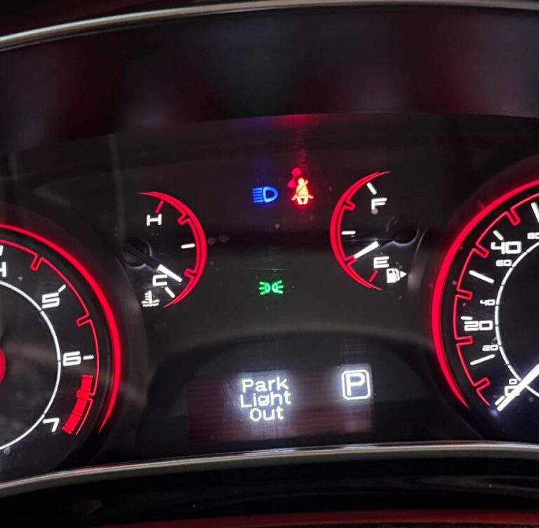 Dodge Dart Park Light Out