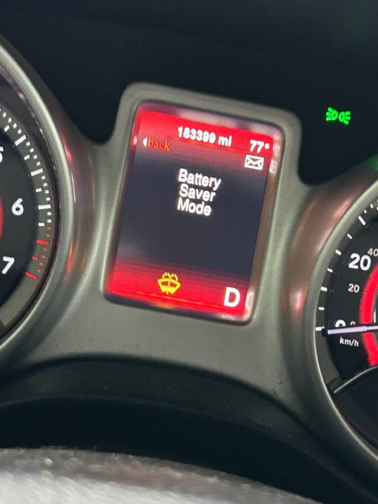 Dodge Journey Battery Saver Mode