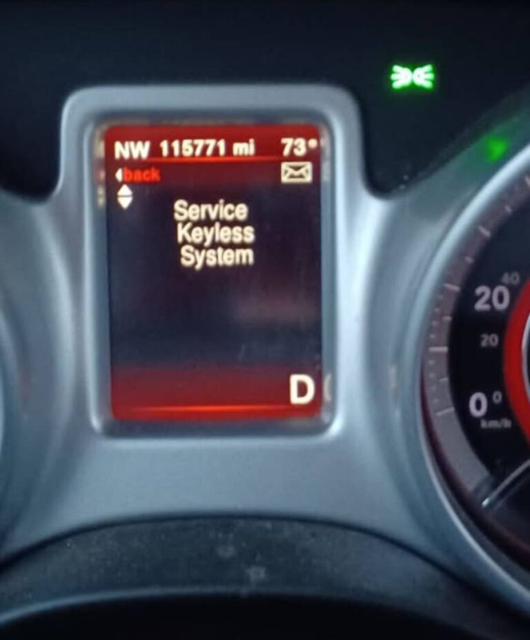 Dodge Journey Service Keyless System