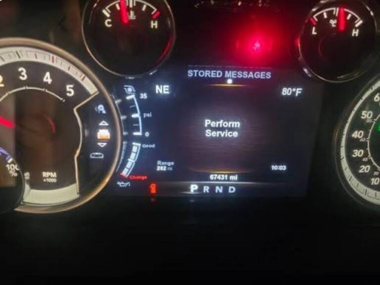 Dodge Ram 2500 Perform Service